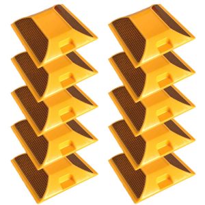 Yellow Road Reflectors 10 Pack